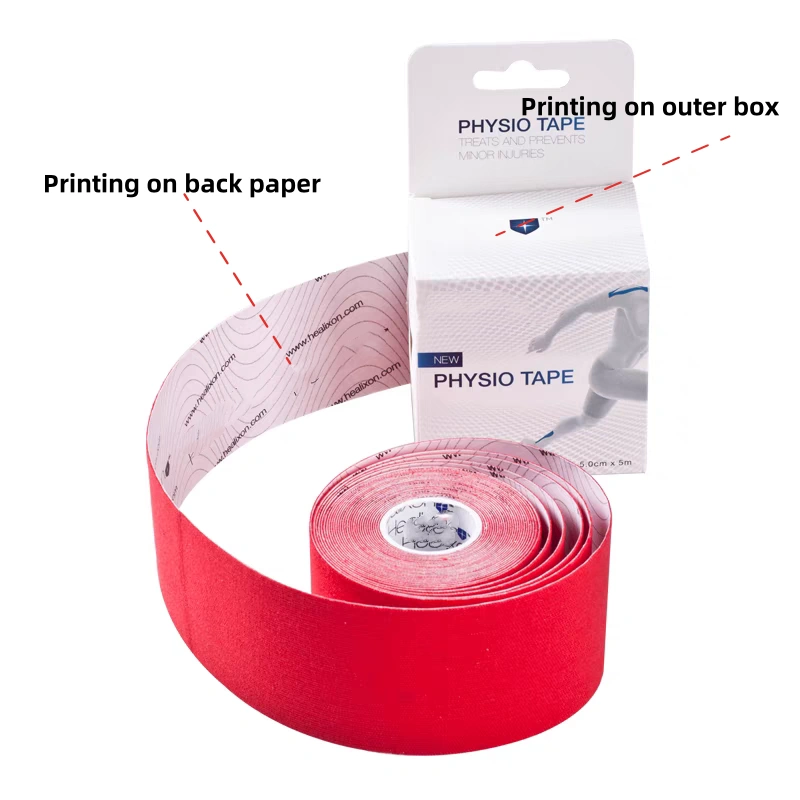 Customize kinesiology tape back paper and paper core